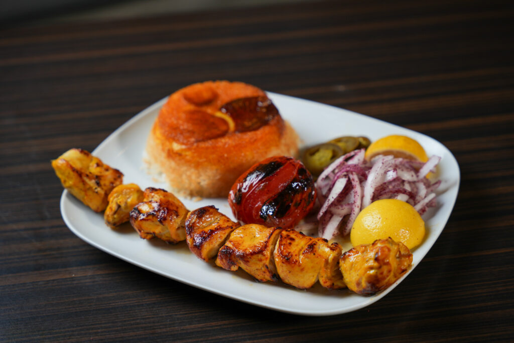 Khaghan Restaurant- Boneless chicken Kebab