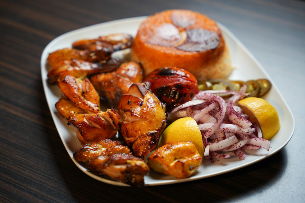 Khaghan Restaurant -Bone-In chicken Kebab